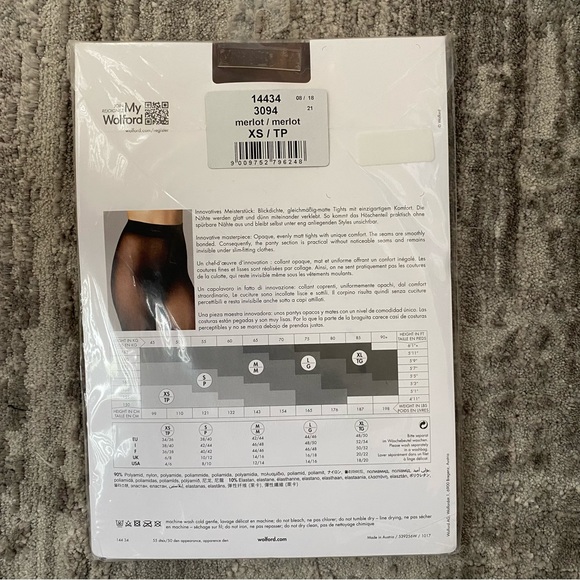⭐️HP⭐️ BNWT Wolford Pure 50 Tights - Picture 4 of 4